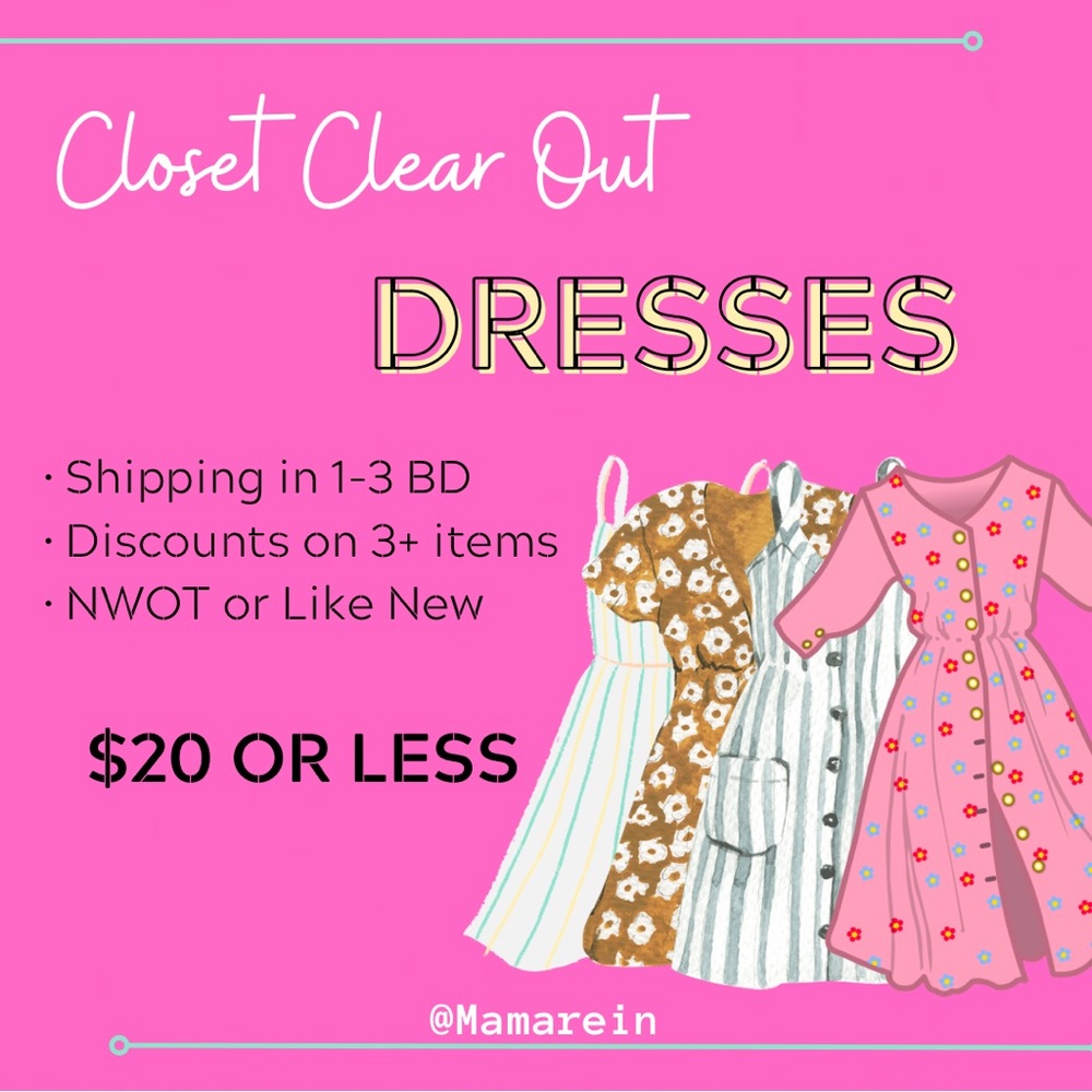Dresses are going up!